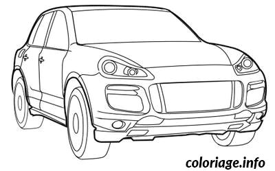 Coloriage De Voiture Porsche Coloriage De Porsche