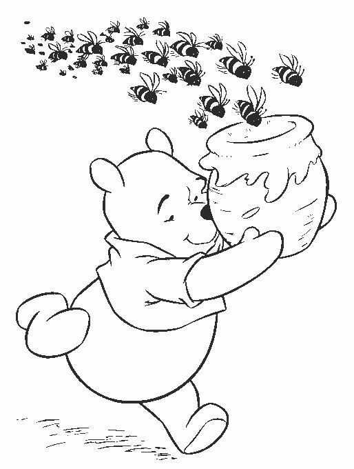 Coloriage De Wini L Ourson Coloriage   Imprimer Et   Colorier De Winnie L Ourson