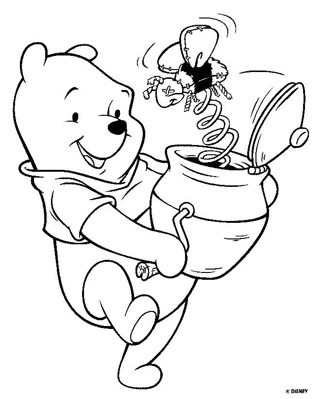 Coloriage De Wini L Ourson Coloriage   Imprimer Et   Colorier De Winnie L Ourson