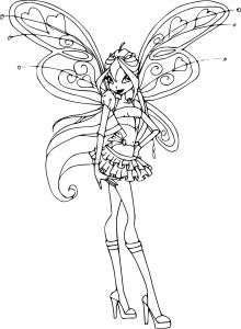 Coloriage De Winx Believix Coloriage Bloom Believix à Imprimer