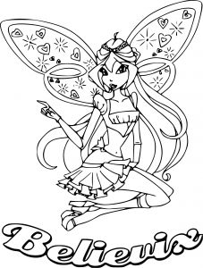 Coloriage De Winx Believix Coloriage Winx Believix à Imprimer Sur Coloriages Fo