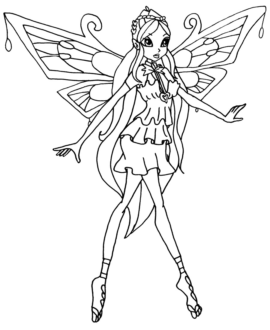 Coloriage De Winx Bloomix Coloriage De Winx Bloomix A Imprimer