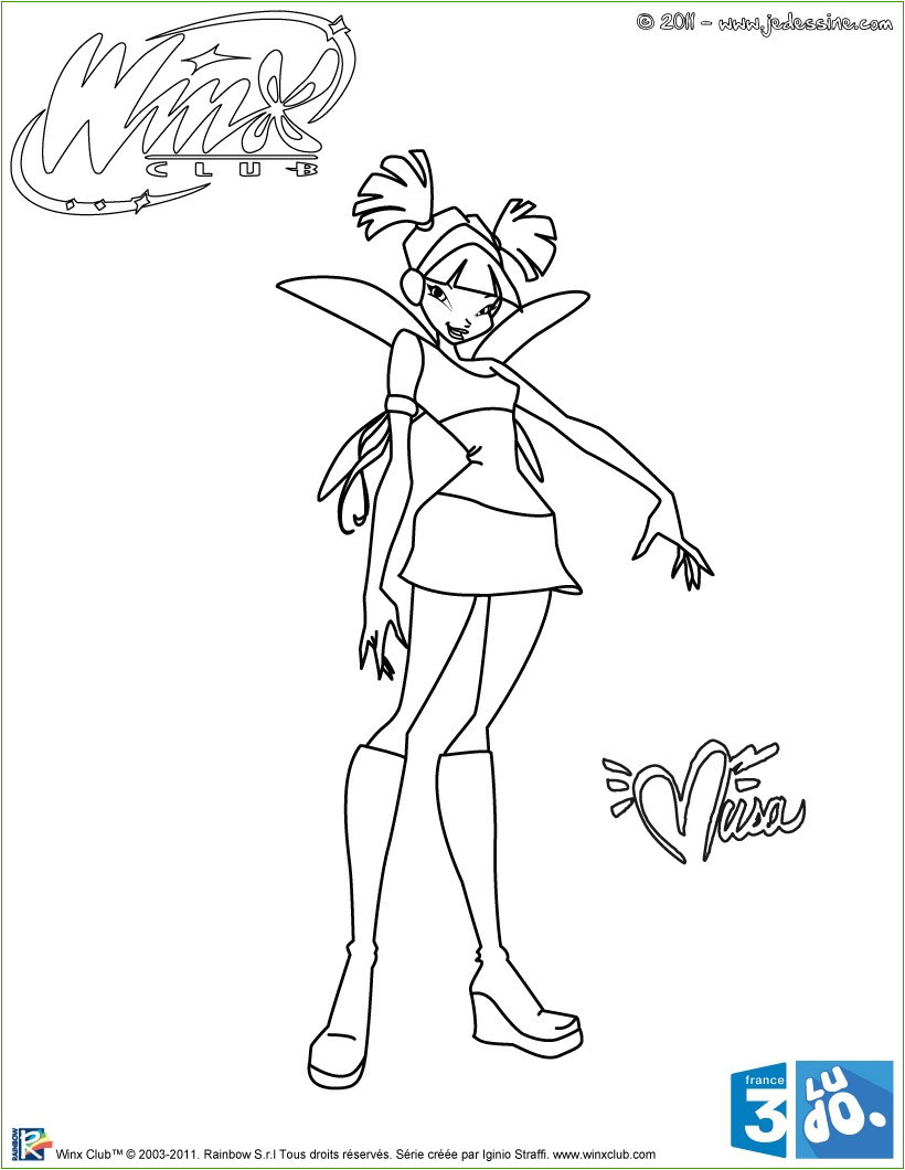 Coloriage De Winx Layla Coloriage De Winx Bloomix A Imprimer