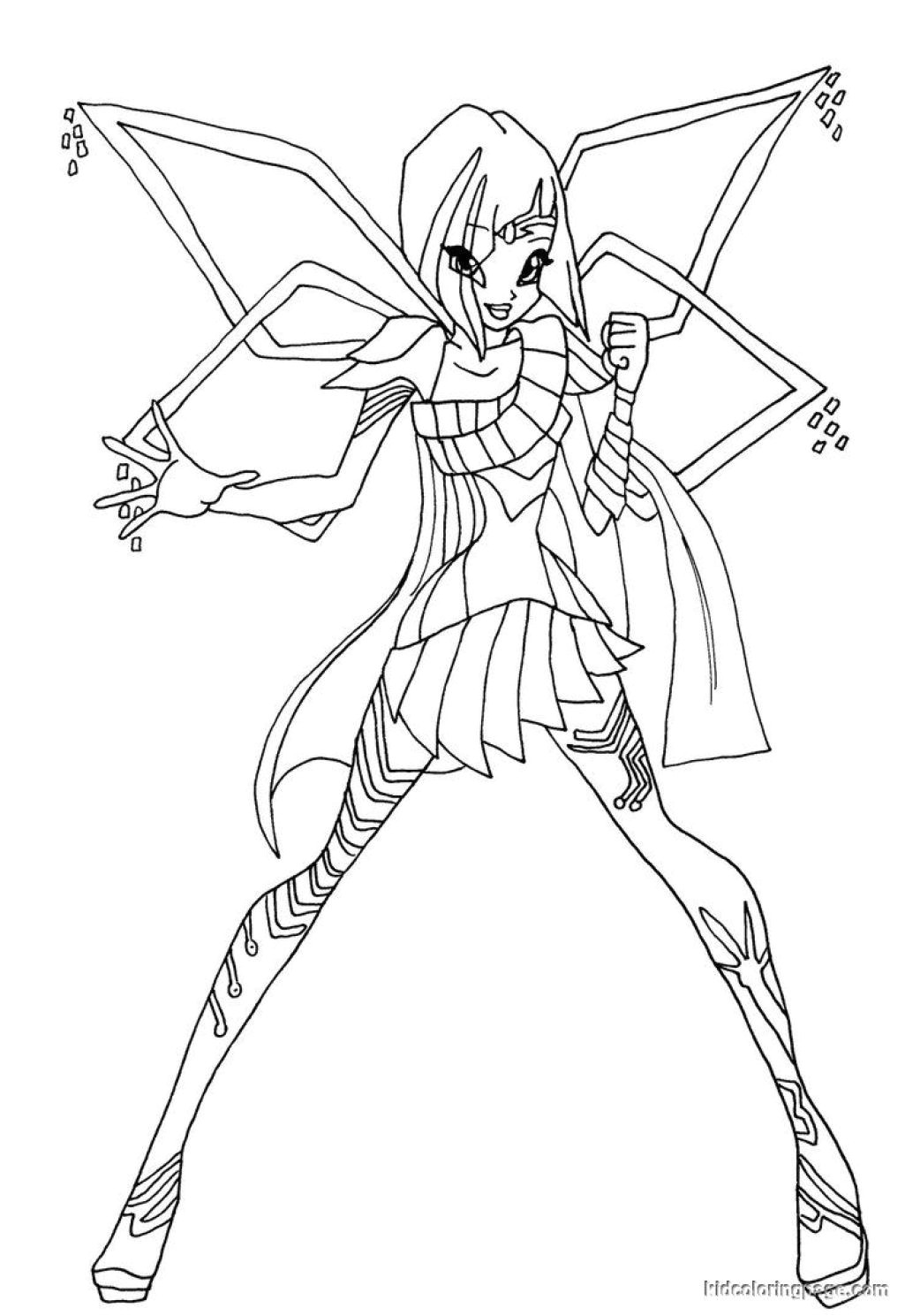 Coloriage De Winx Layla Winx Club Coloring Pages Google Search