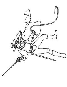 Coloriage De Zorro A Imprimer Gratuit Coloriage Zorro Sur Coloriage à Imprimer Du Net