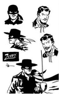 Coloriage De Zorro A Imprimer Gratuit Dessins De Zorro à Colorier