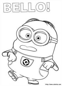 Coloriage Des Minions A Imprimer Les 9 Meilleures Images De Coloriage Minion
