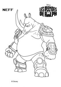 Coloriage Des Mondes De Ralph Coloriage Les Monde De Ralph Dessin Gratuit à Imprimer