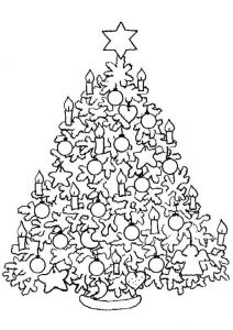 Coloriage Des Sapins De Noel Magnifique Sapin De Noel Qui Est Colorier …