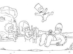 Coloriage Des Simpson Lisa Die 45 Besten Bilder Von Simpsons