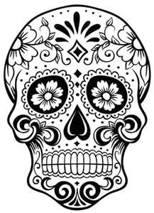 Coloriage Dia De Los Muertos Sugar Skull Coloring Pages for Adults Yahoo Image Search