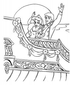 Coloriage Disney La Petite Sirene L Alliance Magique Colorier Vos Coloriages La Petite Sirene