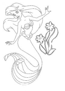 Coloriage Disney La Petite Sirene La Petite Sirène De Disney Coloriages Disney