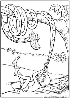 Coloriage Disney Le Livre De La Jungle 112 Meilleures Images Du Tableau Dessins