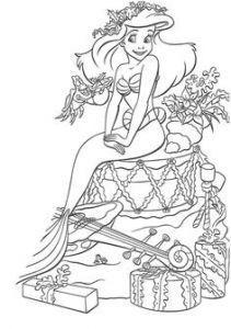 Coloriage Disney Princesse Ariel Die 89 Besten Bilder Zu Coloriages Disney