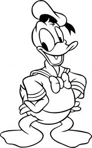 Coloriage Donald A Imprimer Coloriage Donald Duck à Imprimer