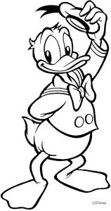 Coloriage Donald A Imprimer Coloriages De Donald Duck