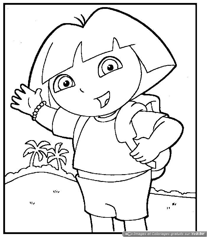 Coloriage Dora Et La Princesse Des Neiges Coloriage Dora Princesse Des Neiges