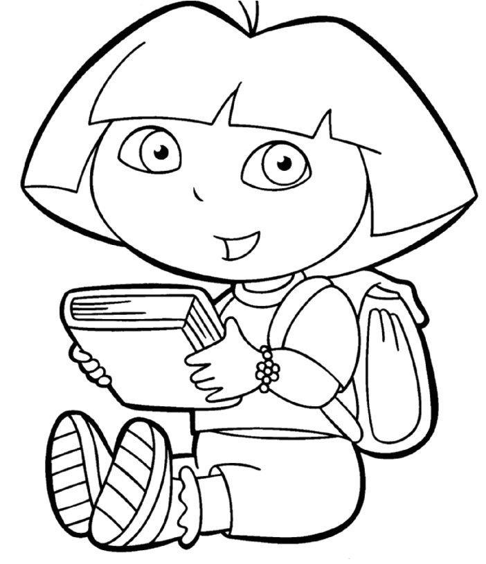 Coloriage Dora Gratuit En Ligne 20 Dessins De Coloriage Dora En Ligne à Imprimer