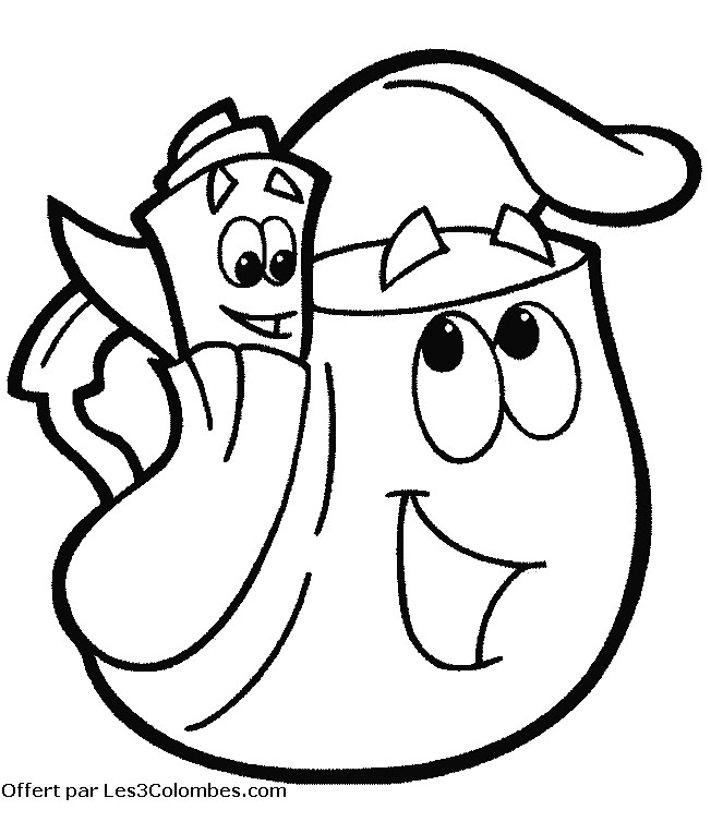 Coloriage Dora Gratuit En Ligne Coloriage Dora à Imprimer
