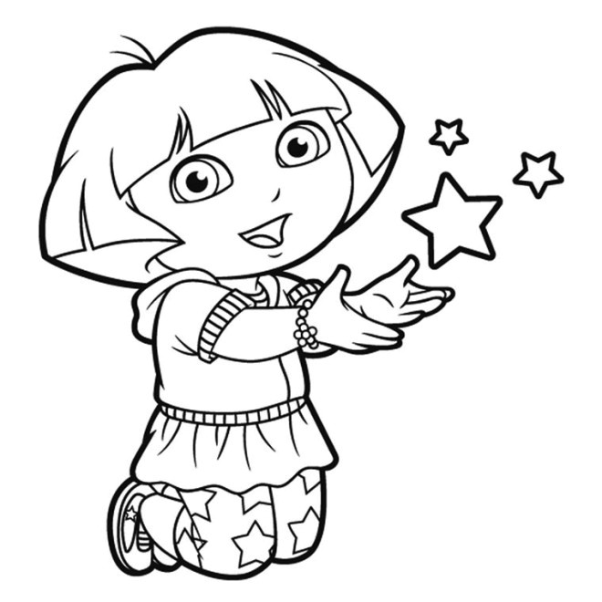 Coloriage Dora Gratuit En Ligne Coloriage Magique Dora Dessin Gratuit à Imprimer
