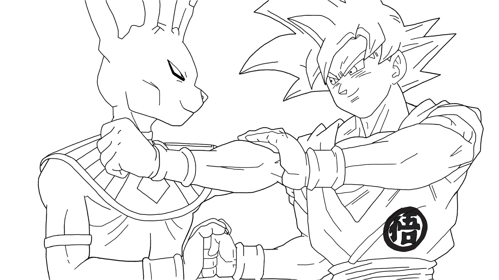 Coloriage Dragon Ball A Imprimer Super Saiyan Dessin Facile Dragon Ball