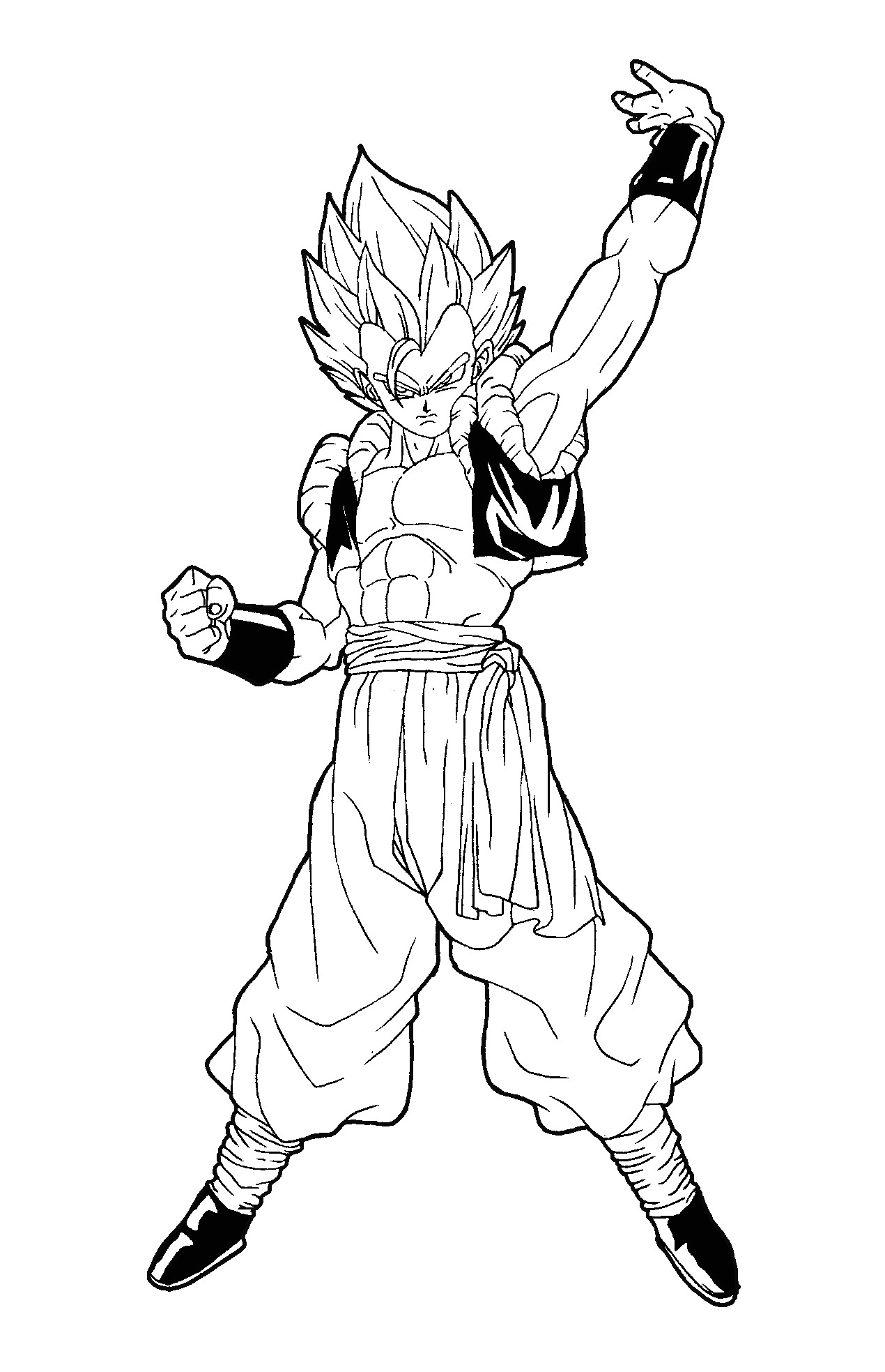 Coloriage Dragon Ball A Imprimer Super Saiyan Dessin Facile Dragon Ball