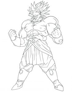 Coloriage Dragon Ball Z Broly Color Pages Coloring Picture Free Color Dragon Ball Z