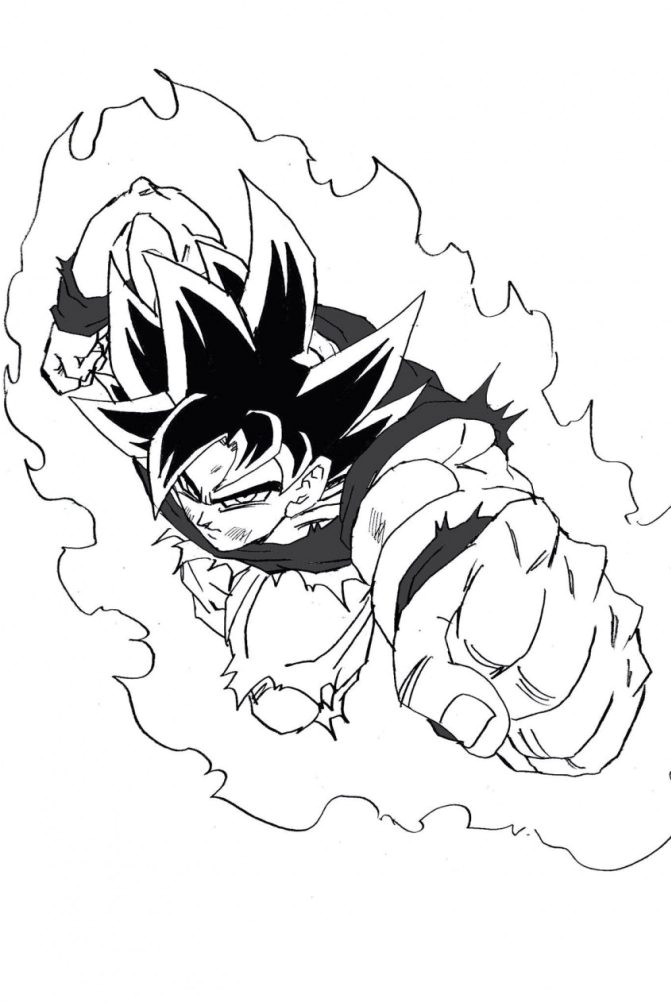 Coloriage Dragon Ball Z Goku Color Pages Goku Coloriage Cool S Dragon Ball Z