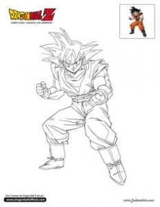 Coloriage Dragon Ball Z Goku Les 53 Meilleures Images De Coloriage