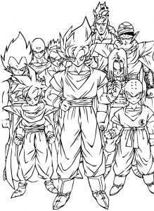 Coloriage Dragon Ball Z Gratuit Coloriage Dragon Ball Z Gratuit à Imprimer