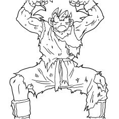 Coloriage Dragon Ball Z Sangoku Super Sayen 100 Coloriage Dragon Ball Z Sangoku Super Sayen 100 Tranquille