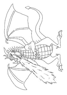Coloriage Dragon Qui Crache Du Feu 46 Meilleures Images Du Tableau Coloriage