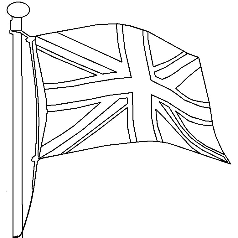 Coloriage Drapeau Anglais Imprimer Coloriage Drapeau Anglais