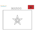 Coloriage Drapeau Du Maroc Drapeaux Du Monde Coloriage Des Drapeaux Du Monde Tête