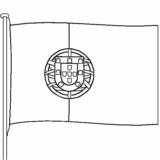 Coloriage Drapeau Du Portugal Coloriage Drapeau Portugal Couleur Dessin Gratuit à Imprimer