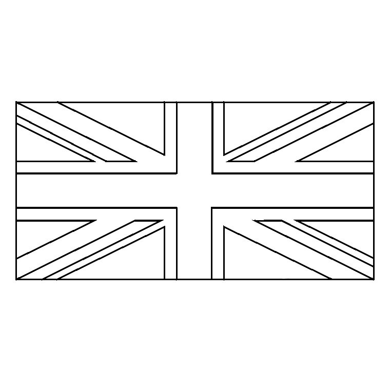Coloriage Drapeau Royaume Uni Image Drapeau Anglais   Imprimer