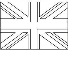 Coloriage Drapeau Royaume Uni Image Drapeau Anglais   Imprimer