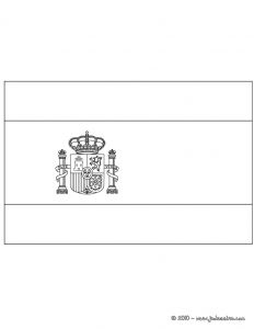 Coloriage Du Drapeau Espagnol Coloriage204 Coloriage Drapeau Espagne