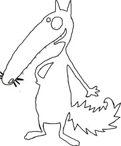 Coloriage Du Loup Qui Voulait Changer De Couleur Le Loup Qui Voulait Changer De Couleur Coloriage