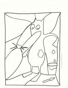 Coloriage Du Loup Qui Voulait Changer De Couleur Le Loup Qui Voulait Changer De Couleur Coloriage