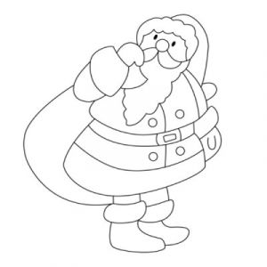Coloriage Du Pere Noel En Ligne Pere Noel Dessin