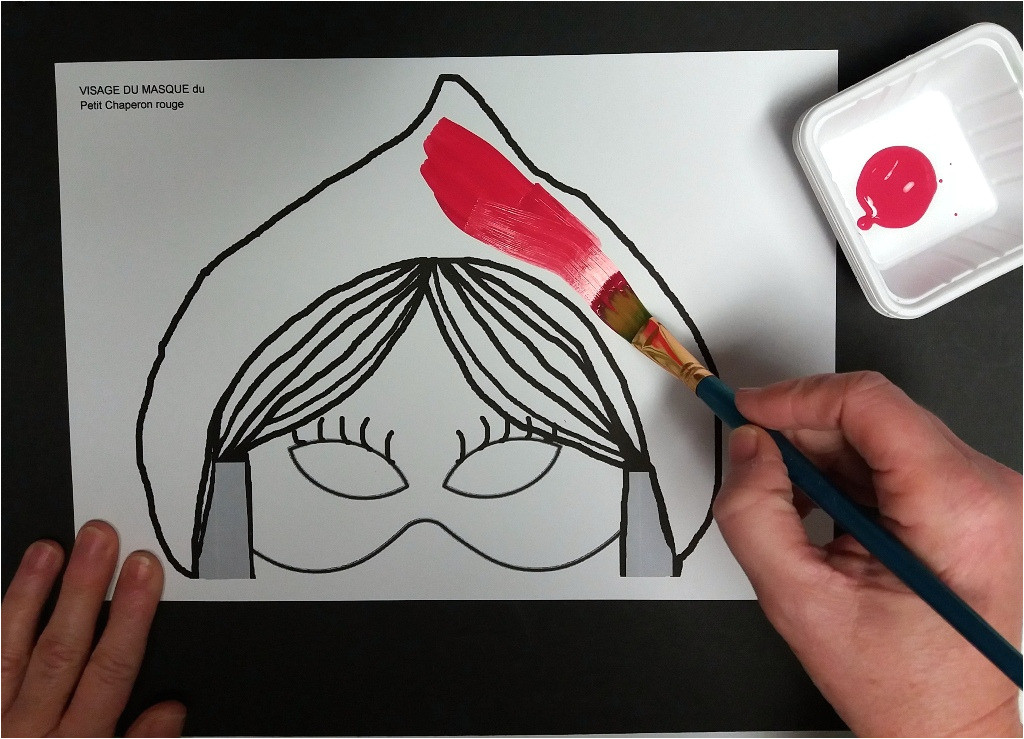Coloriage Du Petit Chaperon Rouge A Imprimer Le Petit Chaperon Rouge Le tour De Mes Idées