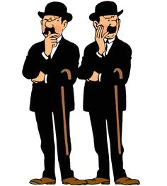Coloriage Dupont Et Dupond 48 Meilleures Images Du Tableau Tintin