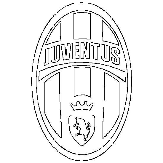 Coloriage Ecusson De Foot Coloriage écusson De La Juventus De Turin Coloriages D
