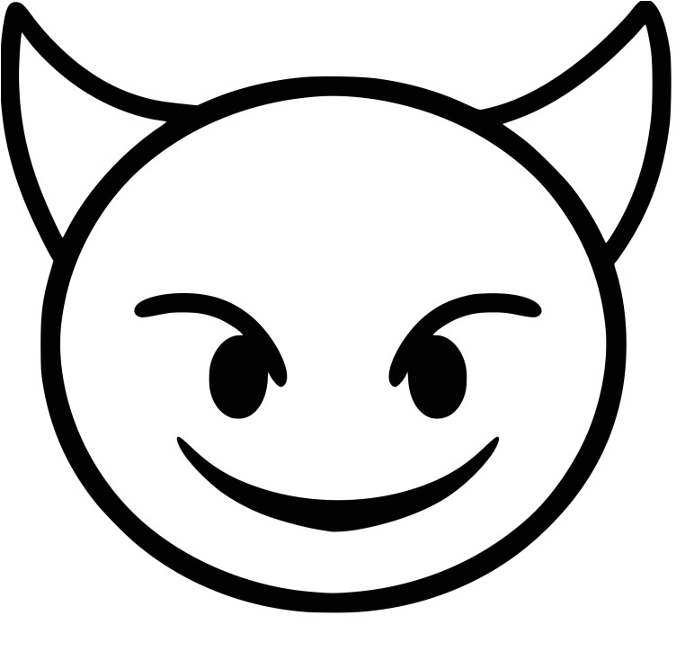 Coloriage Emoji à Imprimer Coloriage Emoji Diable à Imprimer Sur Coloriages Fo