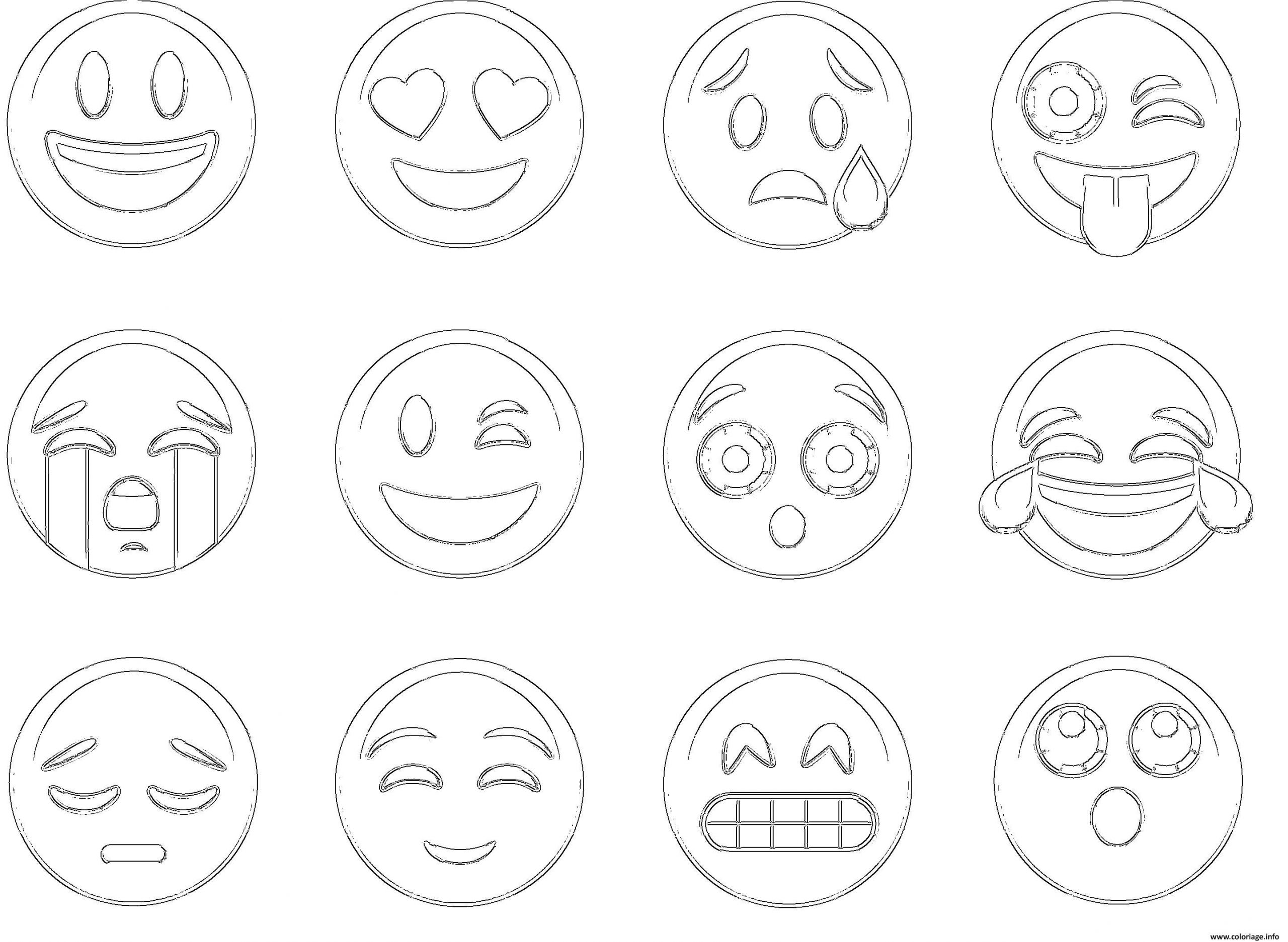 Coloriage Emoji iPhone A Imprimer Coloriage Emoji Ios New List Dessin