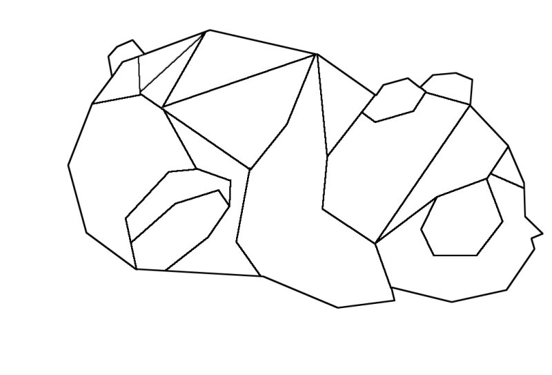 Coloriage En 3d Gratuit Dessin Du Panda En origami Coloriage En 3d Gratuit Dessin Du Panda En origami