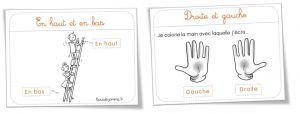 Coloriage En Haut En Bas Leçon Géométrie Gauche Et Droite En Haut Et En Bas