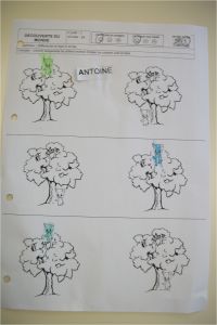 Coloriage En Haut En Bas Une Journée à L école Maternelle Du 11 Au 15 Mars